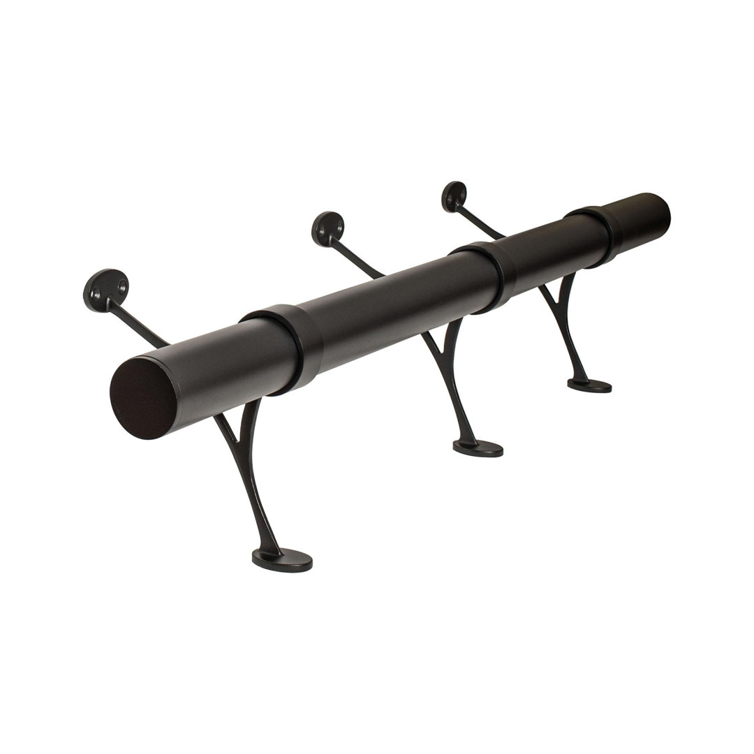 12ft Bar Foot Rail Kit Complete Undercounter Mount Hardware and Tubing Outwater 