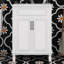 Ensemble de meuble-lavabo 24 po avec lavabo, ensemble de meuble-lavabo simple autoportant, armoire de rangement pour salle de bain avec 2 portes et tablette réglable-1568619230-1568619229