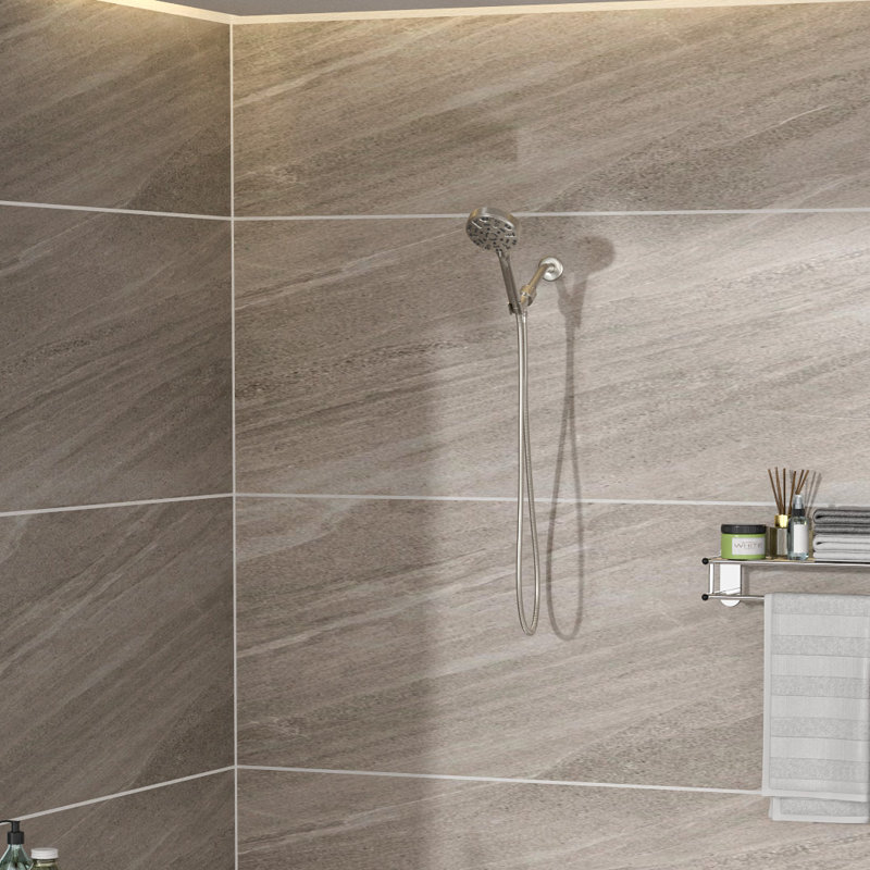 Multi Function Adjustable Hand Shower - 8-Function Hand Shower, Brushed Nickel