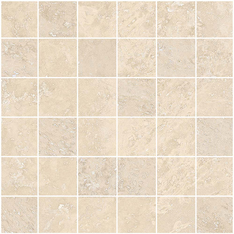 Feuille de mosaïque en porcelaine Splendor l 11,81 po x L 11,81 po