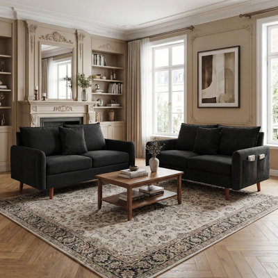 2 - Piece Velvet Living Room Set