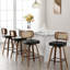 Tabouret de bar et de comptoir pivotant Lucania-372325215-377456196-362399370
