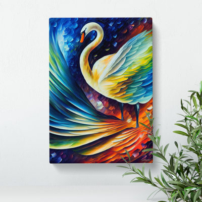 XV1022-3601X Portrait Of A Swan No.5 - Print