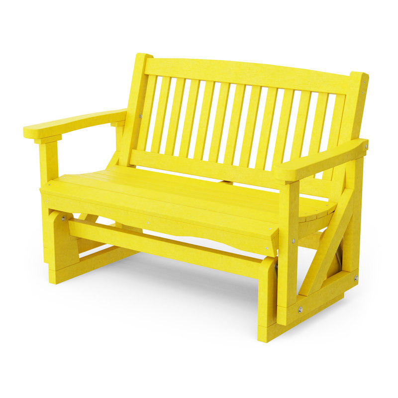 Fauteuil oscillant classique Mission, Jaune citron