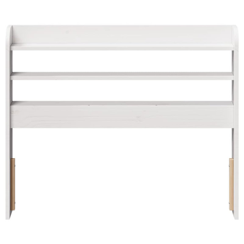 Solid Wood Headboard, 100 x 200 cm, White