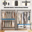 Gerodi 90cm W Rolling Clothes Rack-951914094