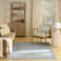 Nourison Washable Charm 2'2" x 8' Blue Ivory Modern Indoor Rug
