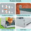 Galvanized Steel Nesting Box With 6 Compartments For Chicken Egg Laying, Roll - Away System Efficient Gathering, Comfortable Environment , Easy To Clean, 16.87 In Product Width Chicken, Effortless