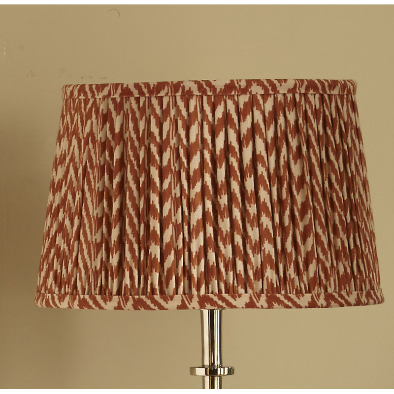 Mio Empire Cotton Lamp Shade ( Uno ), 19cm H x 30cm W x 30cm D, Red