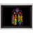 Stained Glass - Single Picture Frame Print-2025459339