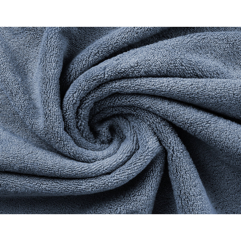 Crestover Organic Cotton Plush Washcloths, GOTS & OEKO-TEX Certified, 650 GSM, Soft Quick-Dry Absorbent Towels, 13"×13"