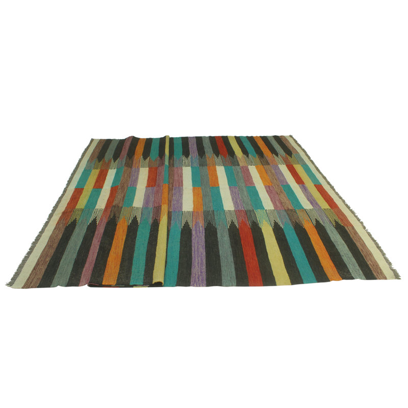 Tapis gris anthracite Winchester Kilim Cadena