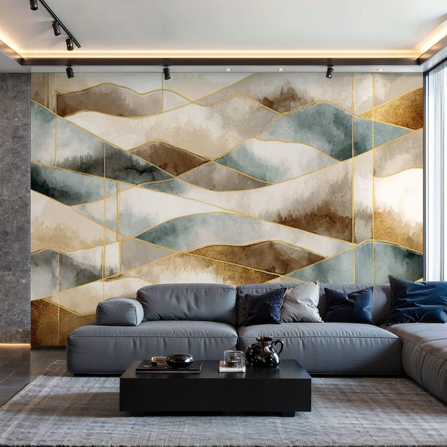 Mercer41 Peel and Stick Wallpaper Wall Mural Peel Stick Contemporary ...