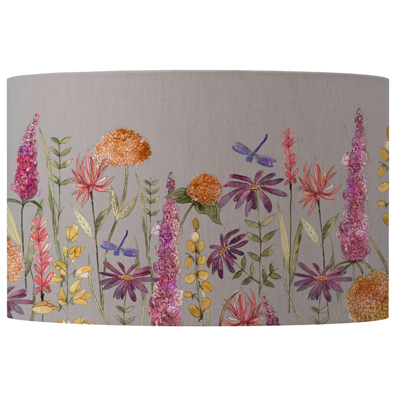 Florabunda Cotton, 29cm H x 52cm W x 52cm D, Multicoloured Khaki