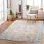 Jivika Oriental Blue/Wheat/Cream Area Rug-606963203