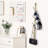 9 Hook Wall Mounted Gold Coat Tree Hat Rack