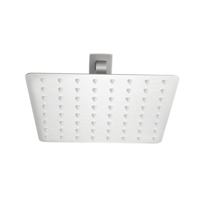 High Shower Head 304 Stainless Steel - Ultra-Thin Waterfall With Self-Cleaning Nozzles, Full Body Enclosure, Effortless Installation Procedure, Marvelous Showering Experience Showerhead Rainfall Self