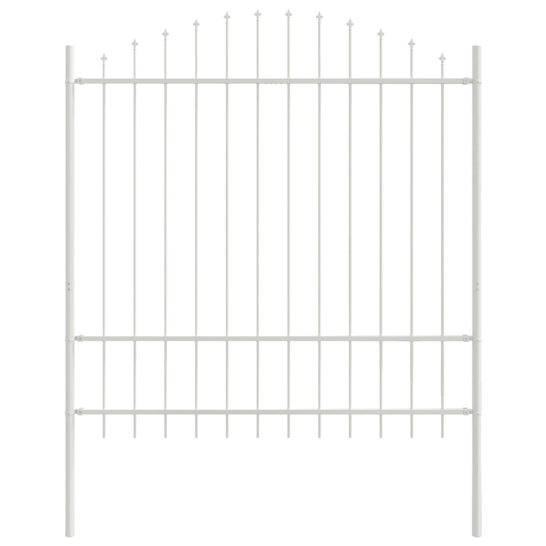 215cm H x 170cm W Powder-Coated Steel Border Fencing