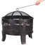 Ovard Round Steel Charcoal Smokeless Fire Pit