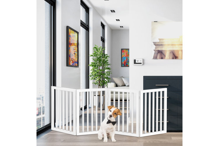 4-Panel Free Standing Pet Gate