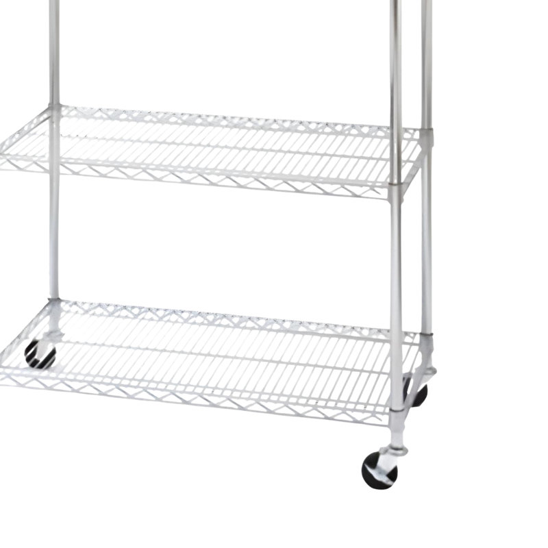 VersaRack 36'' Stainless Steel 5-Tier Mobile Shelving Unit