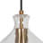 Emanoila 1 - Light Single Mini Pendant with Fluted Ripple Textured Glass