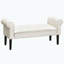 Banc en lin avec accoudoirs-252390504