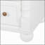 Armoire de salle de bain durable de 35,6 pouces avec beaucoup de rangement, écologique et facile à installer