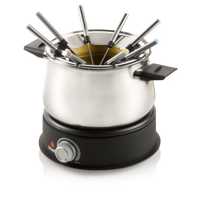 1,4 L Fondue-Set aus Edelstahl