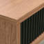 Bureau en L, finition brune