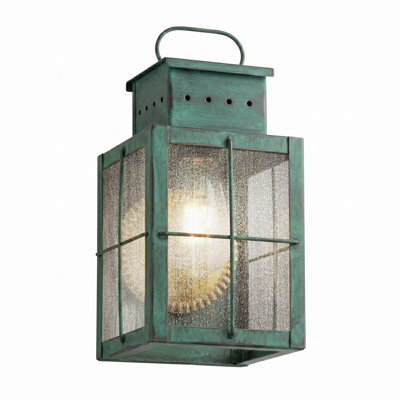Brass Traditions - Norfield - 1 Light - 10 inch - Verde Green - Solid Brass - Sconce