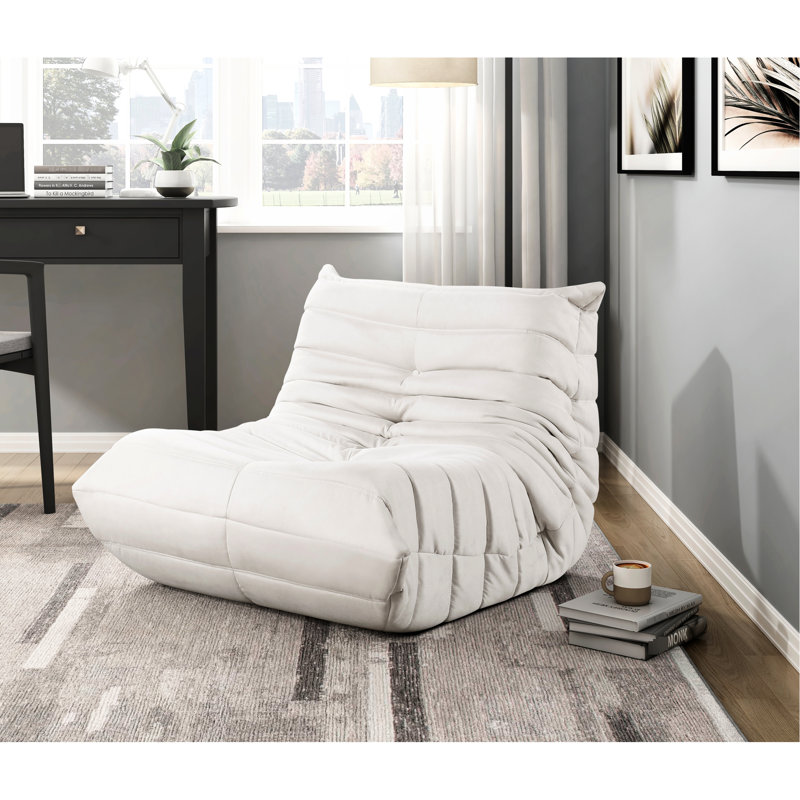 Chaise sur pied Comfy Modern, Beige