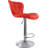 Milorad Swivel Upholstered Adjustable Height Counter Stool with Metal Frame-383820569