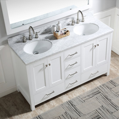 Base de meuble-lavabo double 60 po seulement