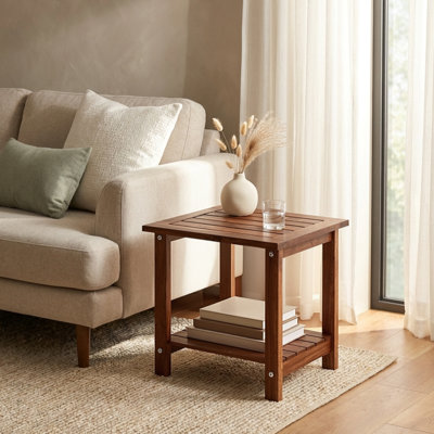 Candrice Rectangular Outdoor Side Table
