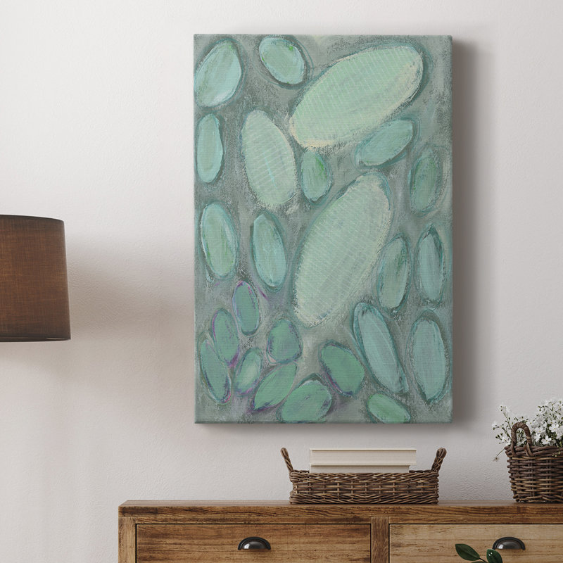 Blue Orbs II - galerie sur mesure, H 18 po x l 12 po