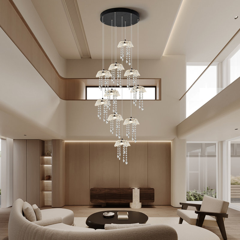 10 - Light Cluster LED Chandelier