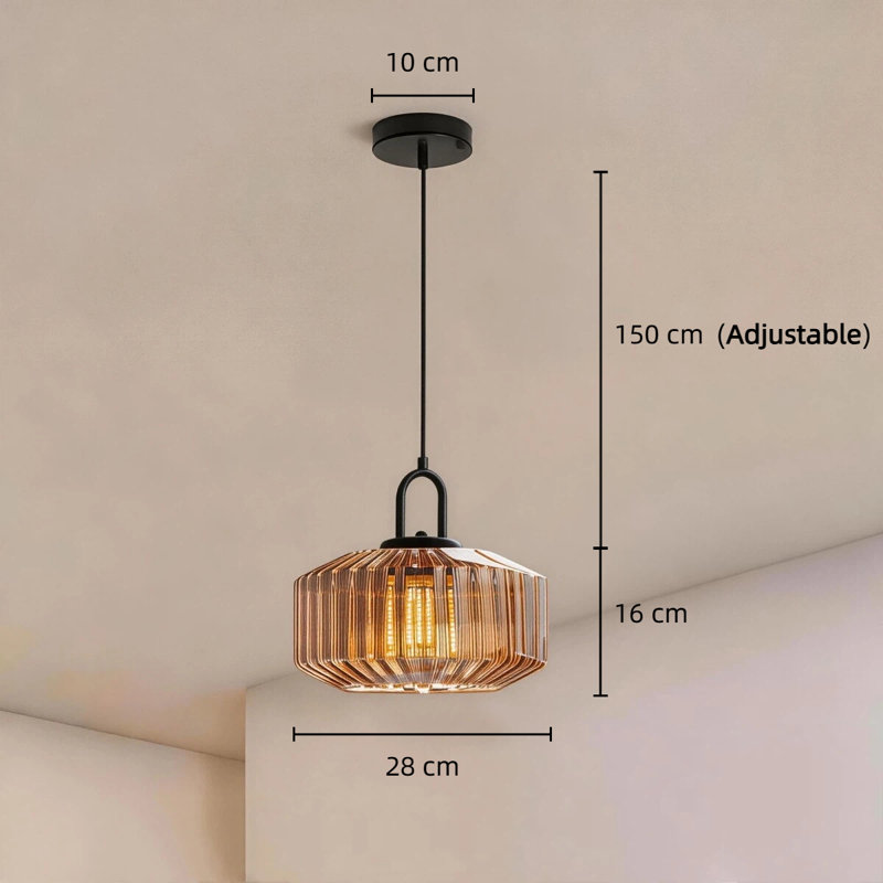 1 - Light Matte Black Pendant