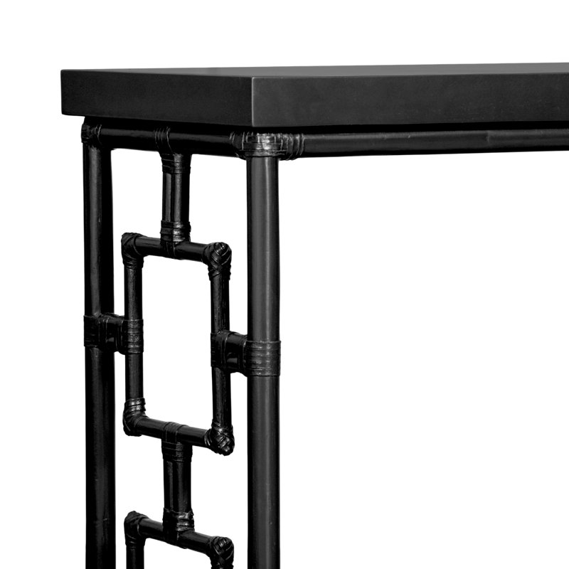 Sobe 60'' W Console Table, Black