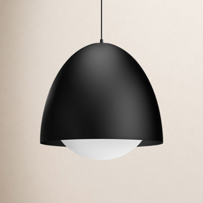 Torten Single Light Glass Steel Pendant