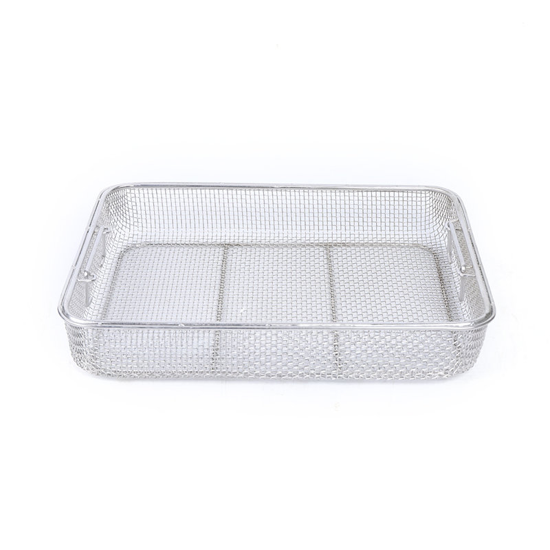 Stainless Steel Sterilization Basket Sterilizer Instrument Tray For Medical Dental Tools & Lab Equipment