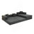 Boneless 108'' Modular Sectional Sofa With L-Shape Chaise, Boneless Cloud Couch With Deep Seat, Sponge Compression Sofas No Assembly Required, Modern Sofa Fold-Out Sofa Bed,With Removable Backrest-404146350