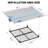 Overhead Garage Storage Lift, Adjustable Heavy-Duty 47.24x47.24 Inch Ceiling Rack with Security Lock, Garage Organization System, 400lbs Load Rating (Standard Edition)