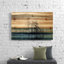 Tree Isle Reflects par Parvez Taj - impression sur bois sans cadre