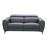 Genuine Leather Square Arm Reclining Sofa-498713743-433383750