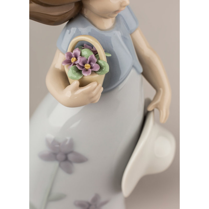 Little Violet Girl Figurine