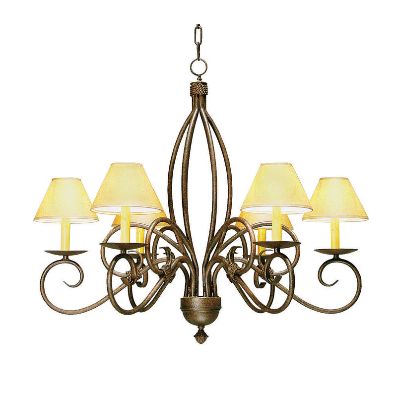 Lustre à 6 lumières 28 po Aaidah