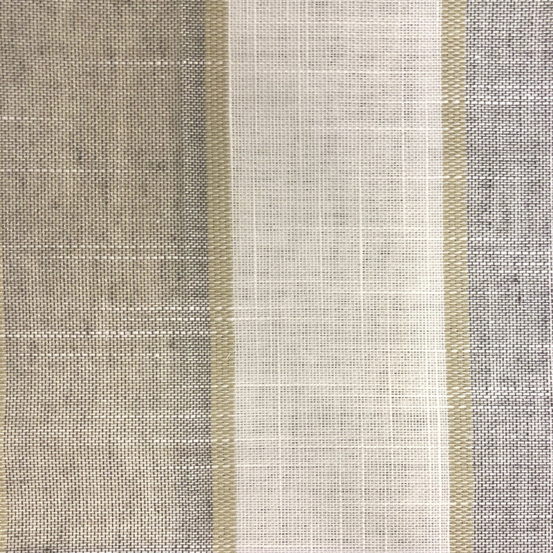 Tissu rayé 160 Sheers, Brun