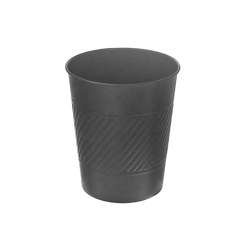Poubelle en métal 5L noir