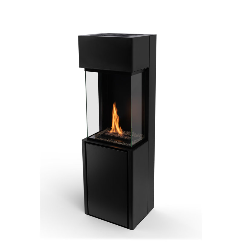 Planika - Arcticon Bioethanol Fireplace, Freestanding BEV Fireplace for Indoor
